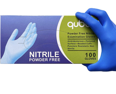 Powder Free Nitrile Examination Gloves (Box of 100) - Olympia Gloves