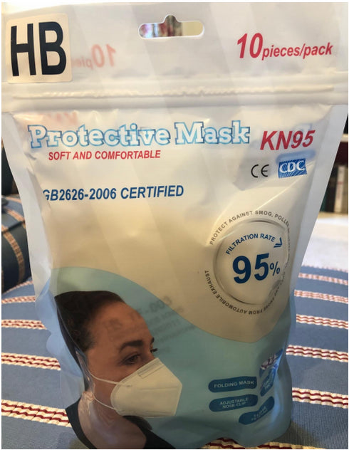 KN95 Face Mask, Innovative 5-Layer System (10 Pack) - Olympia Gloves